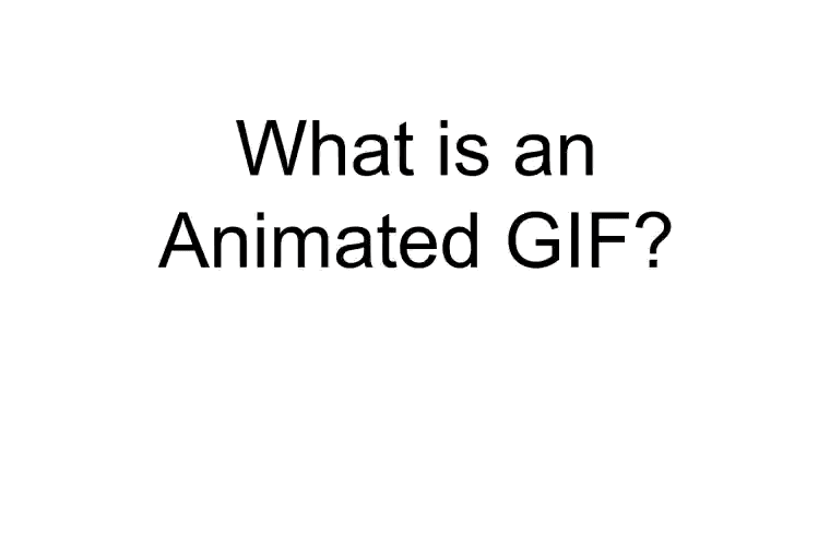Background: What is an Animated GIF? | Common Craft Guides